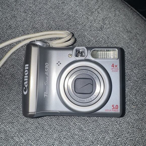 Canon PowerShot A530 Digital Camera | 5.0MP | Tested & Working - Picture 1 of 4